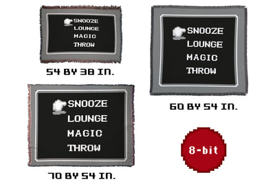 Retro RPG Menu HD Woven Throw Blanket / Tapestry Wall Hanging