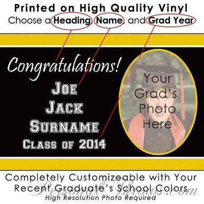 Other Products - 2'x3' Customizable Graduation Banner