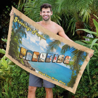 Personal Postcard Beach Towel