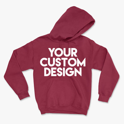 Custom Small Hoodie (Gildan 18500 Cardinal Red)