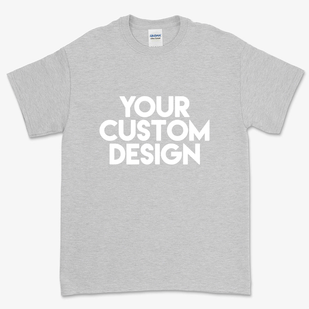 Custom 5XL T-Shirt (Gildan 2000 Ash)