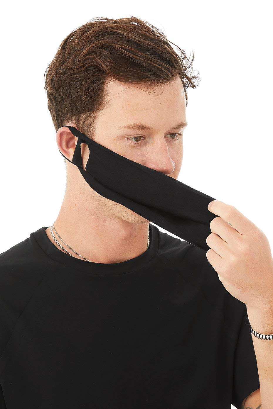 DAILY FACE COVER - Black - One Size - Pack of 120 ($2.00/unit)