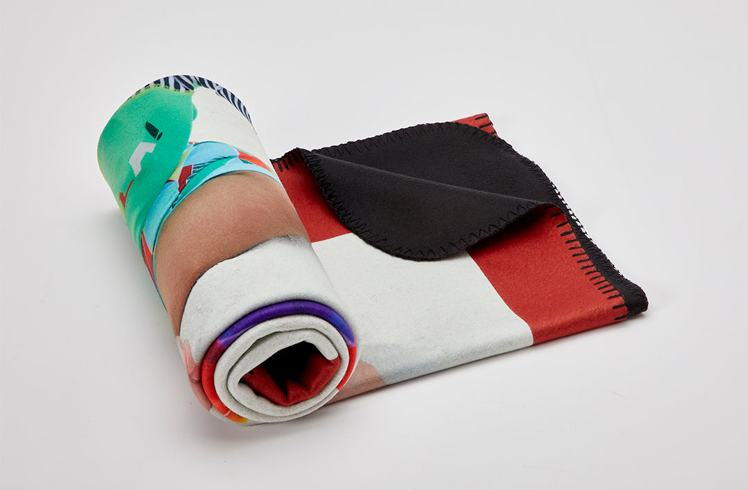 New! Full Service Photo Collage Heavyweight Polar Fleece Blanket - 50" x 60"