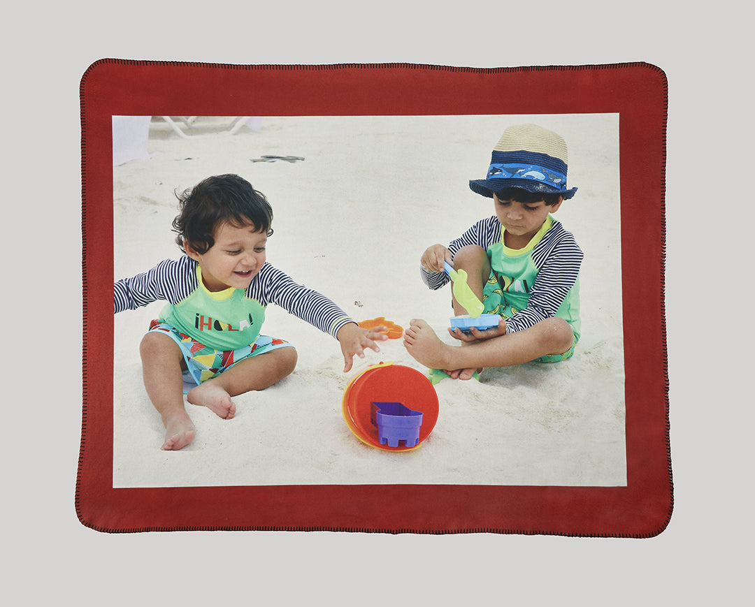 New! Heavyweight Polar Fleece Photo Blanket - 50" x 60"