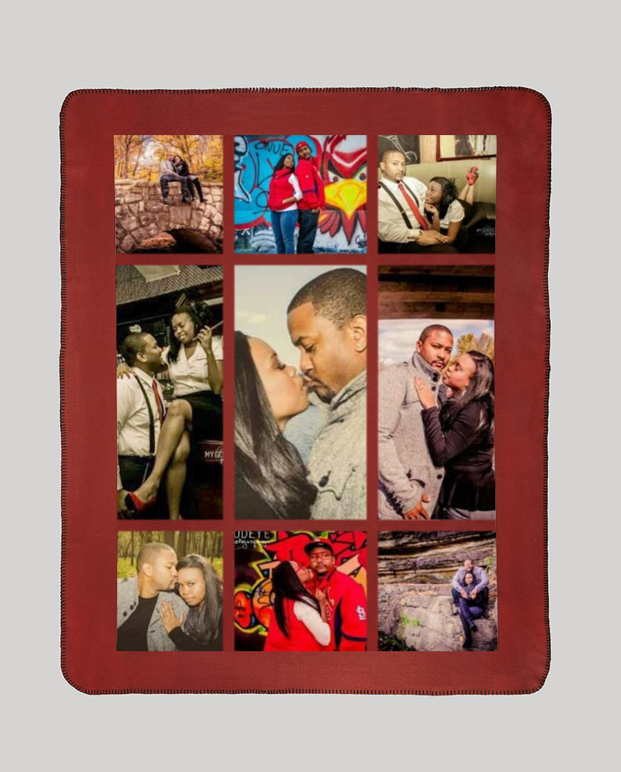 Custom Photo Collage Blankets, Personalized Fleece Throw Blankets – Pretty  Perfect Studio