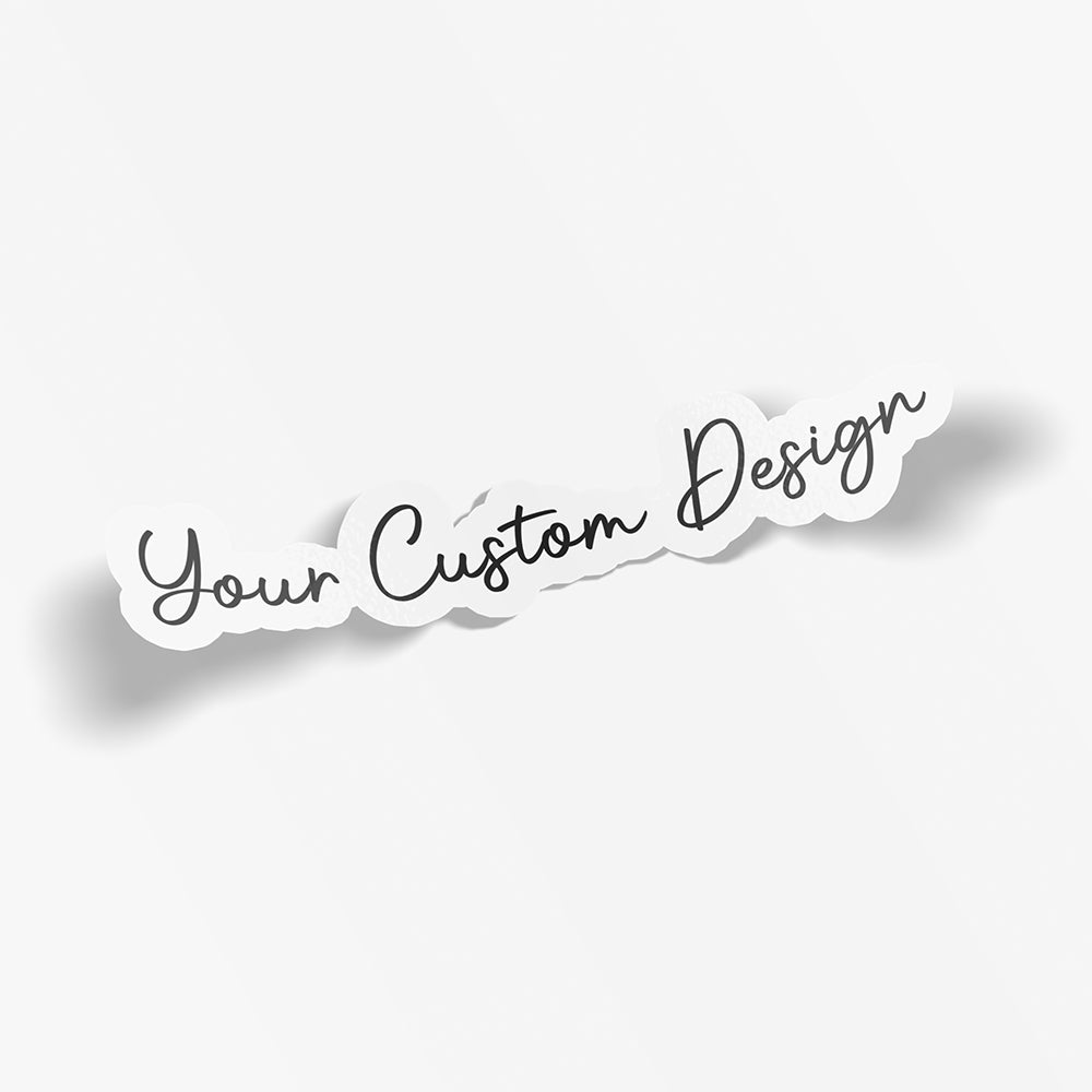 Custom 4" x 4" Sticker (white)