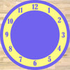 Big Comfy Clock - 60" Round Rug