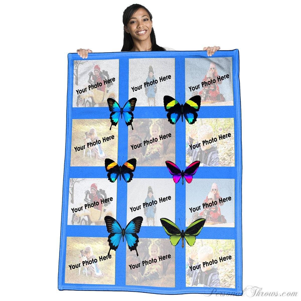 Butterfly Collage Throw