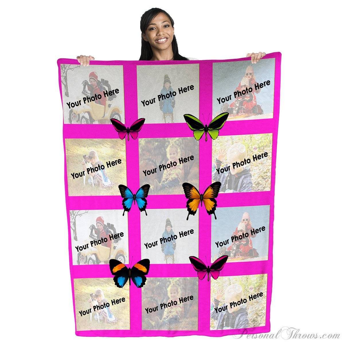 Butterfly Collage Throw