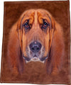 Designer Gifts - Basset Hound Face Throw Blanket