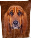 Designer Gifts - Basset Hound Face Throw Blanket