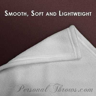 Designer Gifts - His Side, Her Side – 50" X 60" Polar Fleece Throw Blanket