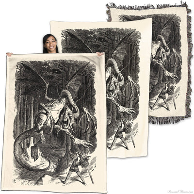Designer Gifts - Jabberwocky (Alice Through The Looking Glass) - Throw Blanket