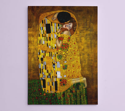 Gustav Klimt,The Kiss - Canvas Wrap Print