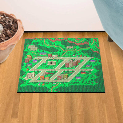 EarthBound, Onett Map - Welcome Doormat / Floormat / Area Rug