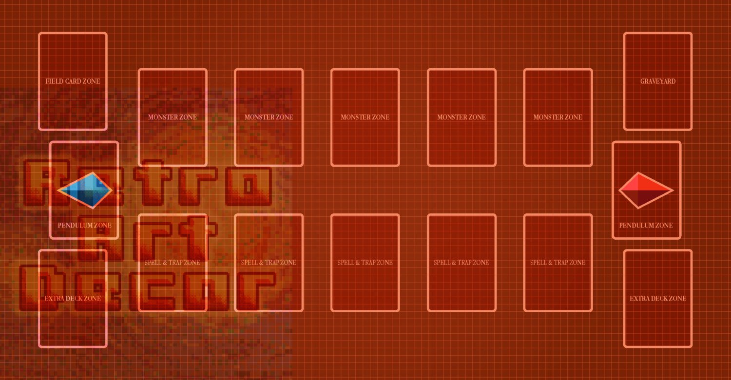 YGO TCG One-Player Battle Mat (25" x 13")
