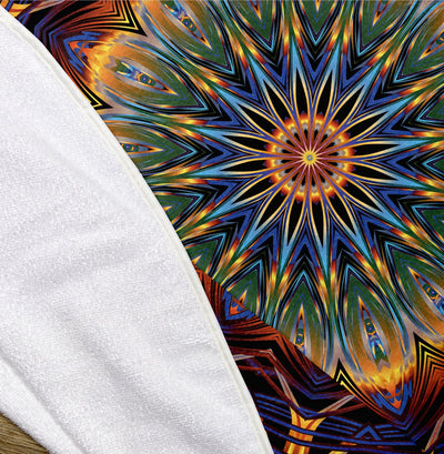 Prismatic Mandala 60" Round Microfiber Beach Towel