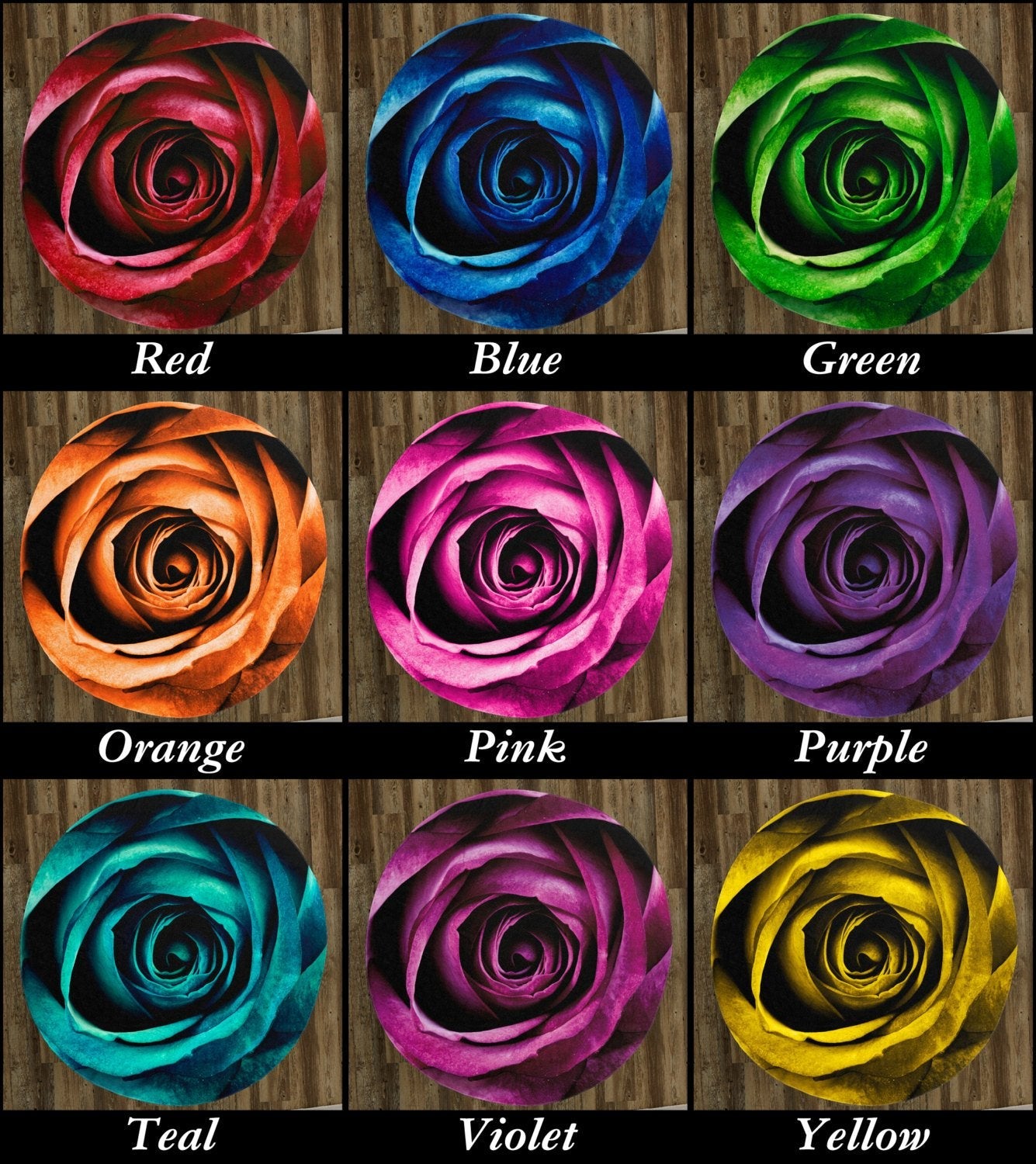 Rose - 60" Round Rug / Carpet