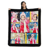 Personalized 60" x 50" Photo Collage Sherpa Throw Blanket