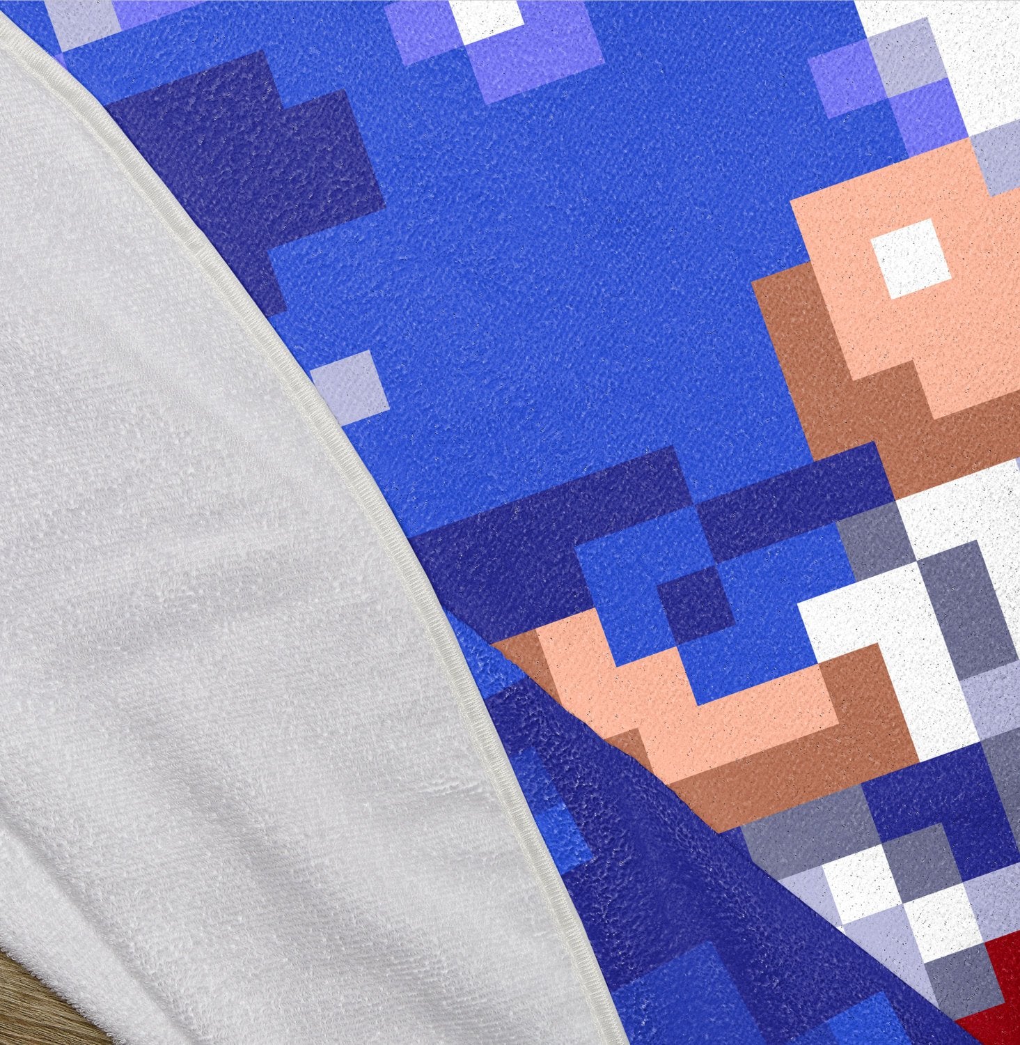 Sonic 3 & Knuckles (Genesis), Rolling Sonic 60" Round Microfiber Beach Towel