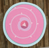 Rose Quartz / Steven&#39;s Shield 60" Round Microfiber Beach Towel