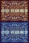 "Go Away" Area Rug / Doormat / Bathmat