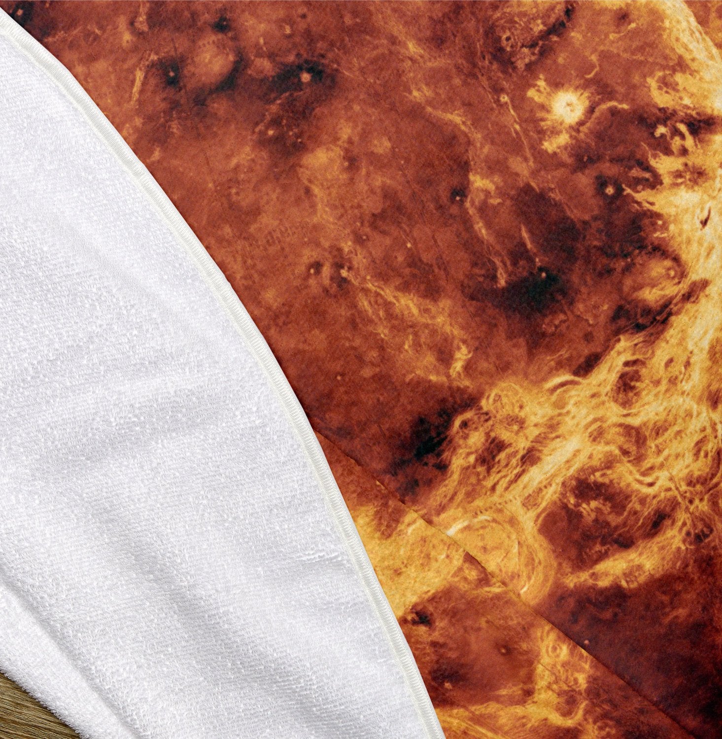 The Planet Venus 60" Round Microfiber Beach Towel