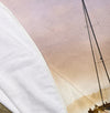 Sailboats at Sunset 60" Round Microfiber Beach Towel