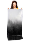 Misty Forest - Microfiber Beach Towel