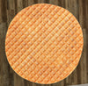 Waffle Cone 60" Round Microfiber Beach Towel