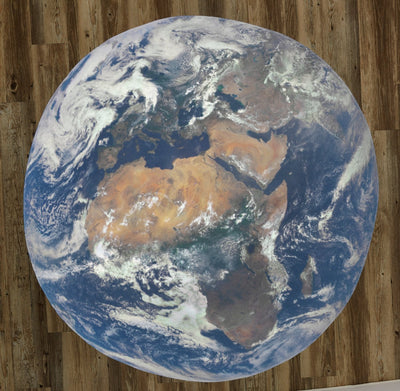 Planet Earth 60" Round Rug / Carpet