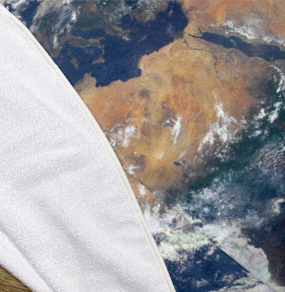 The Planet Earth 60" Round Microfiber Beach Towel