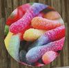 Gummy Worms 60" Round Microfiber Beach Towel