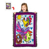 Turn Your Child&#39;s Drawing into a 54" x 38" HD Woven Throw Blanket