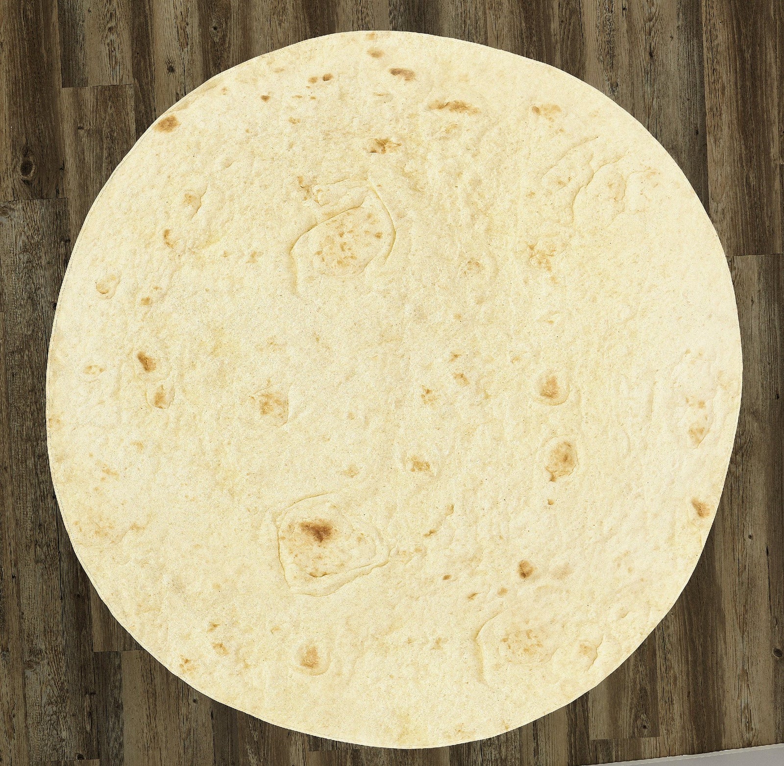 Flour Tortilla 60" Round Microfiber Beach Towel