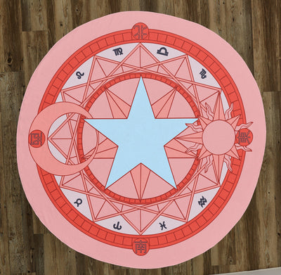 Sakura&#39;s Magic Circle 60" Round Microfiber Beach Towel