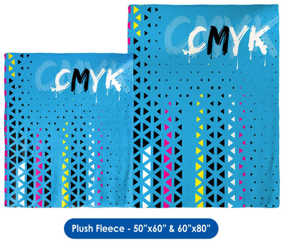 CMYK - Throw Blanket / Tapestry Wall Hanging