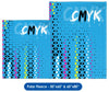 CMYK - Throw Blanket / Tapestry Wall Hanging