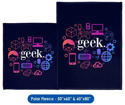 Geek - Throw Blanket / Tapestry Wall Hanging