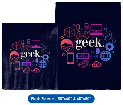 Geek - Throw Blanket / Tapestry Wall Hanging