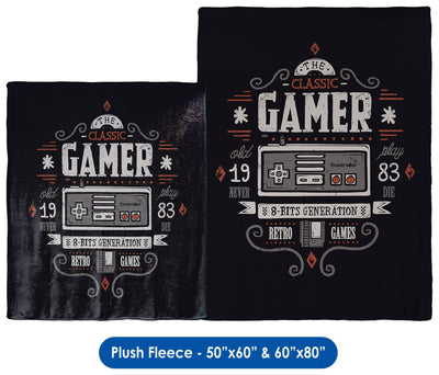 Gamer - Throw Blanket / Tapestry Wall Hanging