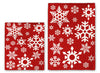 Holiday Christmas Snowflake Plush Throw Blanket