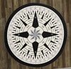 Compass 60" Round Microfiber Beach Towel