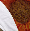 Orange Sunflower 60" Round Microfiber Beach Towel