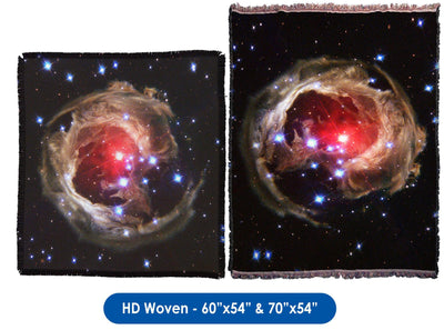 Supergiant Star V838 Monocerotis - Throw Blanket / Tapestry Wall Hanging