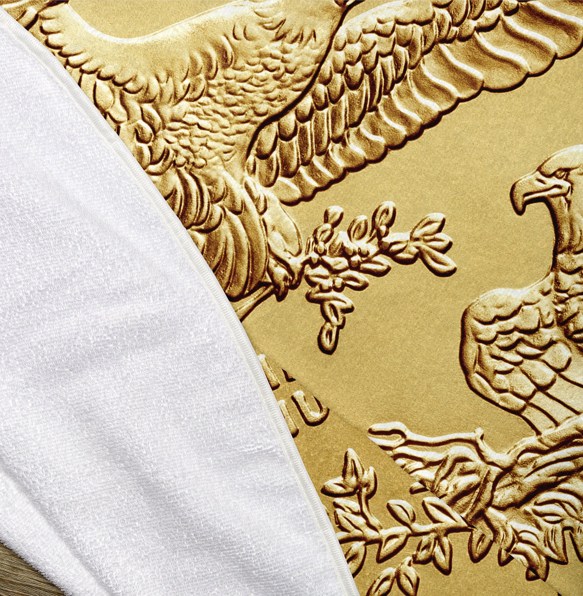 Fifty Dollar Coin 60" Circular Beach Towel