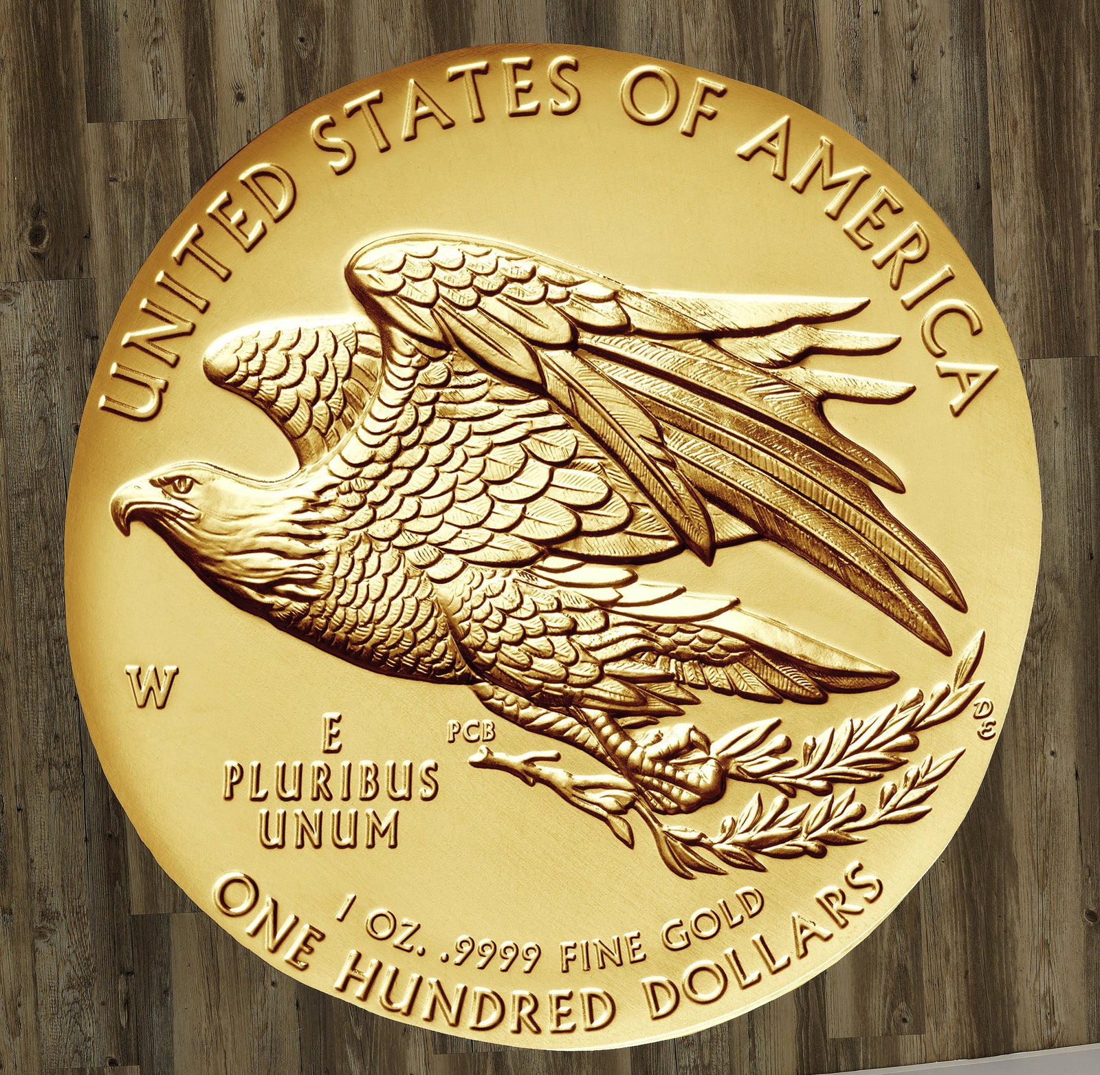 Fifty Dollar Coin 60" Circular Beach Towel