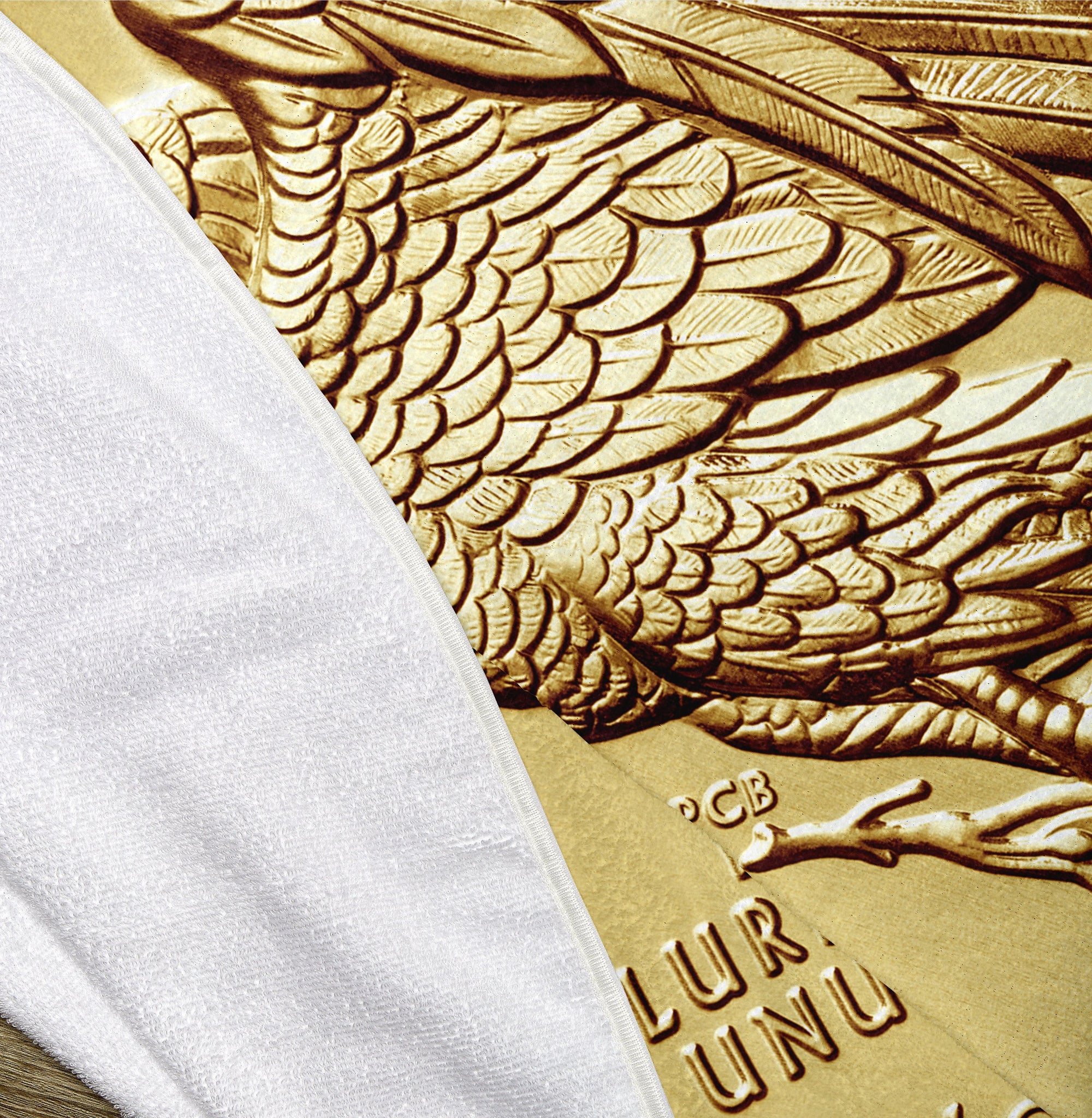 Fifty Dollar Coin 60" Circular Beach Towel