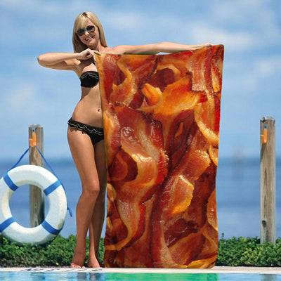 Bacon Beach Towel