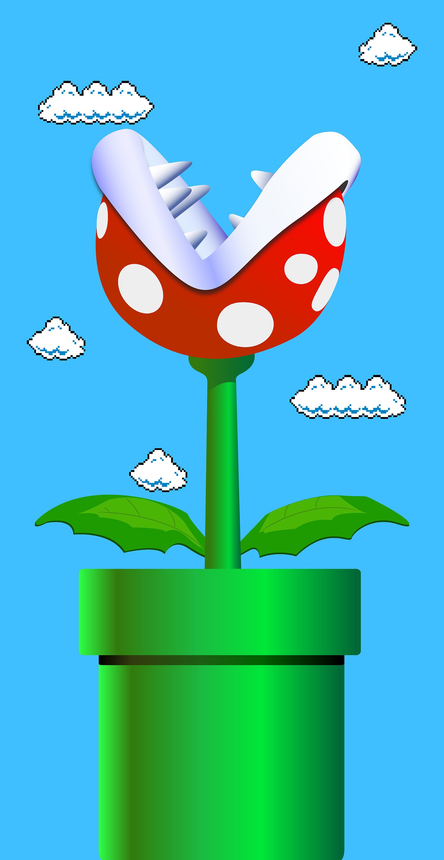 Piranha Plant 30" x 60" Microfiber Beach Towel